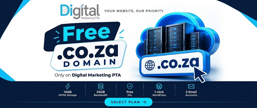 Web Hosting and Domain Registration South Africa